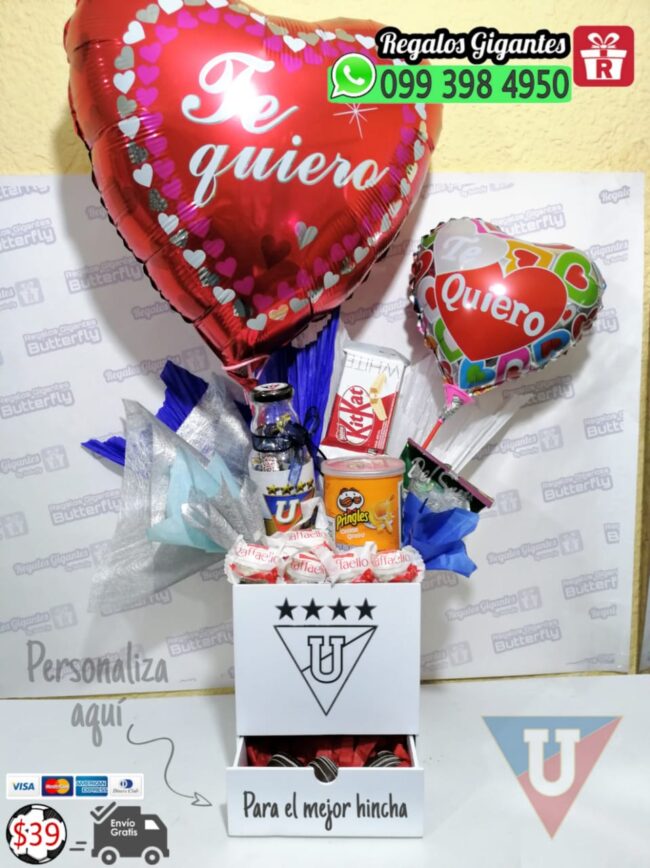 Arreglo de equipo de futbol (futbolero), regalos para hombre, regalos