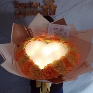 Ramo mágico de rosas eternas