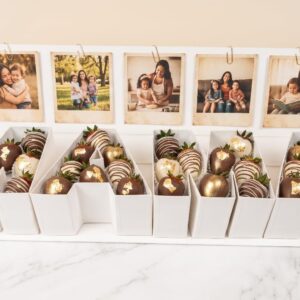 Caja Mama con frutillas chocolatadas