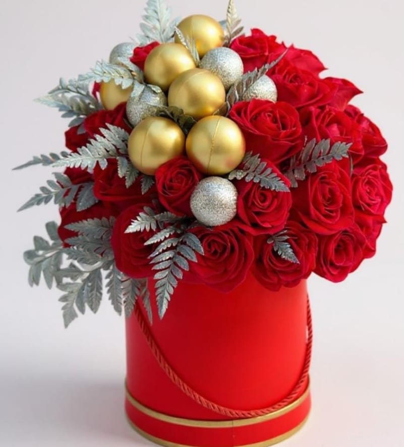 Arreglo floral navideño